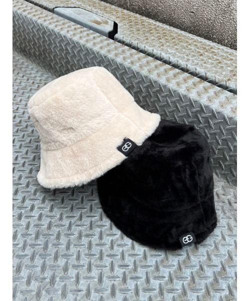 EGOIST（エゴイスト）の「フェイクファーバケットハット（ハット・レディース・ブラック/アイボリー・FREE）」の8枚目の写真