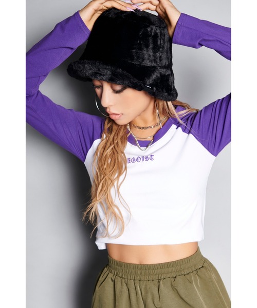 EGOIST（エゴイスト）の「フェイクファーバケットハット（ハット・レディース・ブラック/アイボリー・FREE）」の12枚目の写真