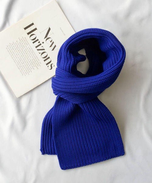 me+em select(ミームセレクト)の「※※【 ミームセレクトオリジナル 】リブニットシンプルカラーマフラー / lib knit simple color muffler(マフラー・レディース・レッド/パープル/ブラック/ピンク/ライム/イエロー/オレンジ/ブルー/グリーン/ブルーグレー/ダークブルー/アイボリー/ライトピンク/グレー/ライトグリーン/ライトブルー・FREE)」の10枚目の写真