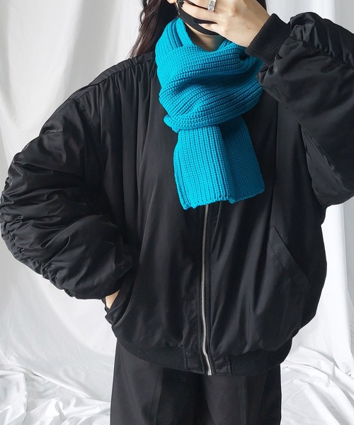 me+em select(ミームセレクト)の「※※【 ミームセレクトオリジナル 】リブニットシンプルカラーマフラー / lib knit simple color muffler(マフラー・レディース・レッド/パープル/ブラック/ピンク/ライム/イエロー/オレンジ/ブルー/グリーン/ブルーグレー/ダークブルー/アイボリー/ライトピンク/グレー/ライトグリーン/ライトブルー・FREE)」の21枚目の写真