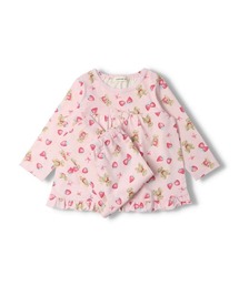Kids Foret（キッズフォーレ）の「いちご・くま総柄パジャマ（ルームウェア/パジャマ・キッズ）」