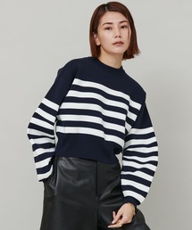 Curensology(カレンソロジー)/コットンジャガードニットプルオーバー