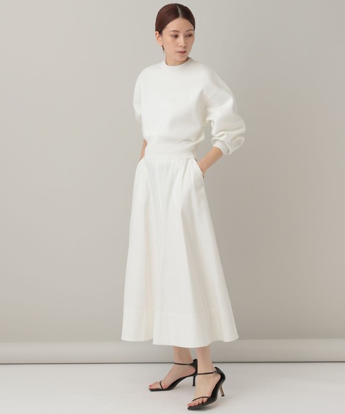 Curensology（カレンソロジー）の「Curensology(カレンソロジー)/コットンジャガードニットプルオーバー（ニット/セーター・レディース・ホワイト/ブラック/ネイビー×ホワイト・FREE）」の19枚目の写真