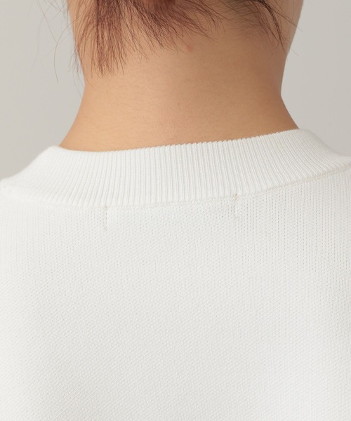 Curensology（カレンソロジー）の「Curensology(カレンソロジー)/コットンジャガードニットプルオーバー（ニット/セーター・レディース・ホワイト/ブラック/ネイビー×ホワイト・FREE）」の10枚目の写真