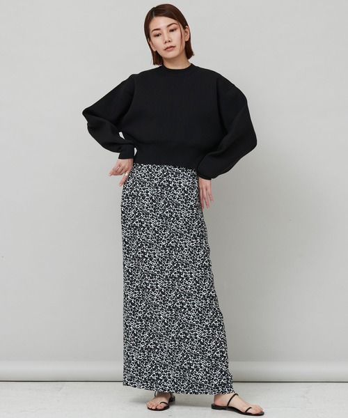 Curensology（カレンソロジー）の「Curensology(カレンソロジー)/コットンジャガードニットプルオーバー（ニット/セーター・レディース・ホワイト/ブラック/ネイビー×ホワイト・FREE）」の21枚目の写真