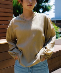 LS SHIRT/ROIAL(ロイアル)長袖Vネックプルオーバー