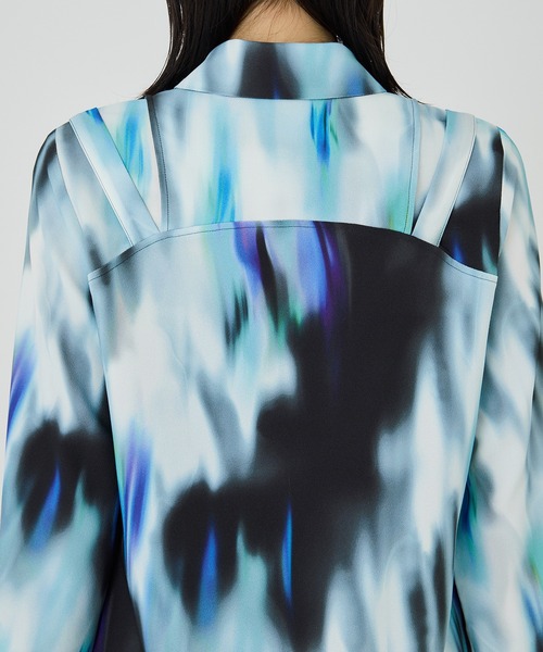 UNITED TOKYO（ユナイテッドトウキョウ）の「グラデーションレイヤードブラウス（シャツ/ブラウス・レディース・パープル/その他2/ホワイト・FREE）」の8枚目の写真