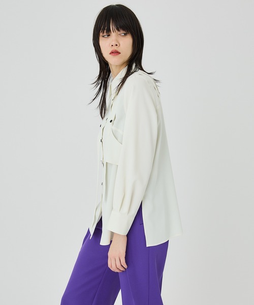 UNITED TOKYO（ユナイテッドトウキョウ）の「グラデーションレイヤードブラウス（シャツ/ブラウス・レディース・パープル/その他2/ホワイト・FREE）」の18枚目の写真