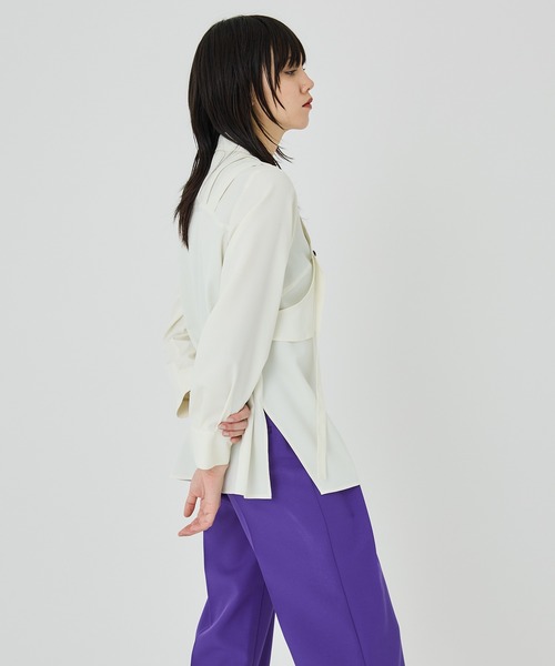 UNITED TOKYO（ユナイテッドトウキョウ）の「グラデーションレイヤードブラウス（シャツ/ブラウス・レディース・パープル/その他2/ホワイト・FREE）」の20枚目の写真