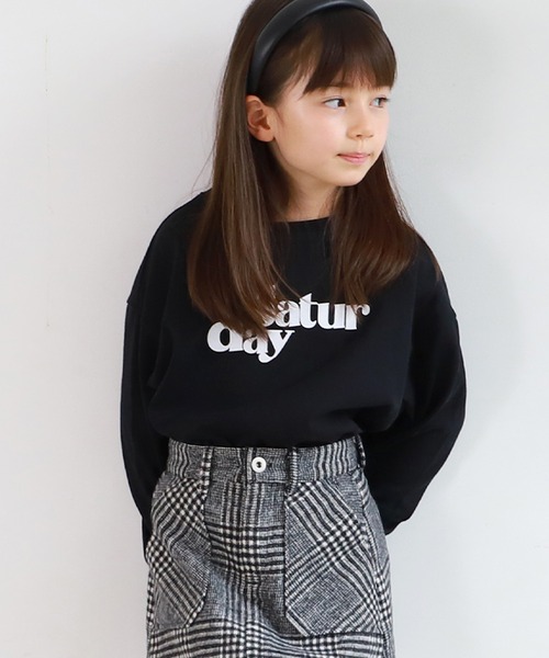 coca（coca）（コカ）の「キッズ 親子お揃いヘビーウェイトルーズプリントカットソー（Tシャツ/カットソー・キッズ・B/A/C/D・100/110/120/130/140）」の3枚目の写真