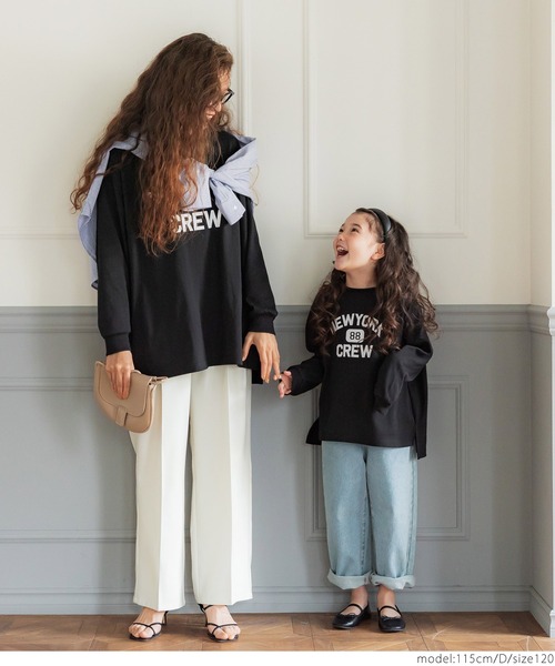 coca（coca）（コカ）の「キッズ 親子お揃いヘビーウェイトルーズプリントカットソー（Tシャツ/カットソー・キッズ・B/A/C/D・100/110/120/130/140）」の21枚目の写真