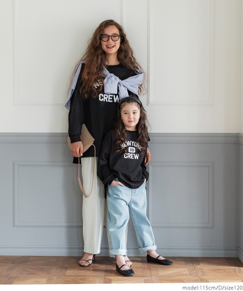 coca（coca）（コカ）の「キッズ 親子お揃いヘビーウェイトルーズプリントカットソー（Tシャツ/カットソー・キッズ・B/A/C/D・100/110/120/130/140）」の22枚目の写真