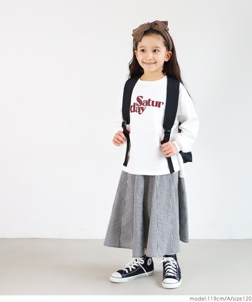 coca（coca）（コカ）の「キッズ 親子お揃いヘビーウェイトルーズプリントカットソー（Tシャツ/カットソー・キッズ・B/A/C/D・100/110/120/130/140）」の14枚目の写真