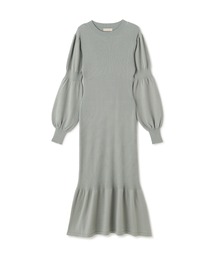 FREE'S MART | パフスリーブマーメイドニットワンピース(ワンピース)