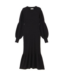 FREE'S MART | パフスリーブマーメイドニットワンピース(ワンピース)