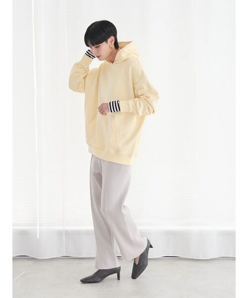 AMERICAN HOLIC(アメリカンホリック)の「総針ニットパンツ(その他パンツ・レディース・ブラック/ライトグレー・S/M/L)」の3枚目の写真