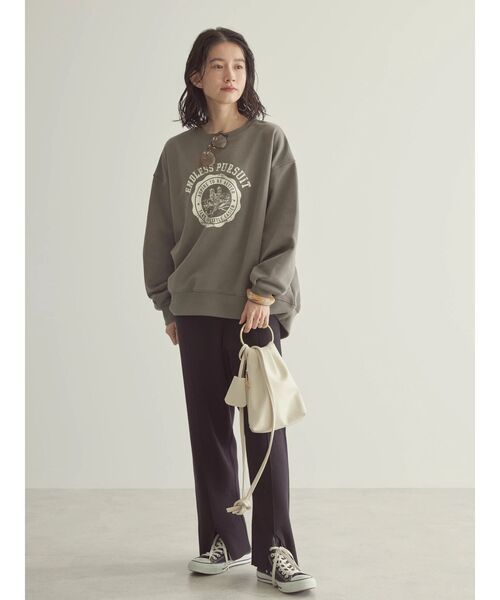 AMERICAN HOLIC(アメリカンホリック)の「総針ニットパンツ(その他パンツ・レディース・ブラック/ライトグレー・S/M/L)」の6枚目の写真