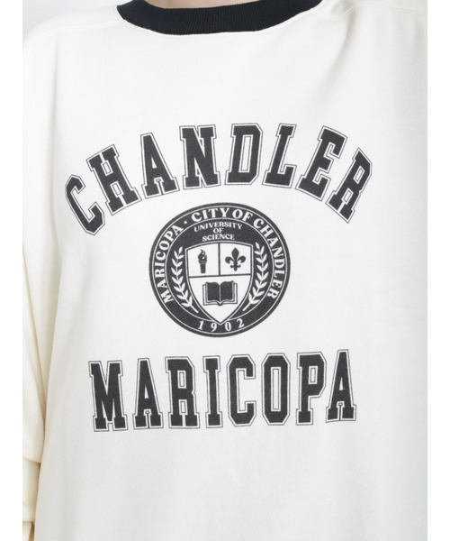 Samansa Mos2（サマンサ モスモス）の「裏起毛配色リブスウェット（Tシャツ/カットソー・レディース・ブラック/ダークブラウン/グリーン/キナリ・ﾌﾘ-）」の20枚目の写真