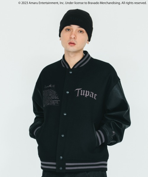 XLARGE（エクストララージ）の「XLARGE×TUPAC BEANIE（ニットキャップ/ビーニー・メンズ・ブラック・ONE SIZE）」の5枚目の写真