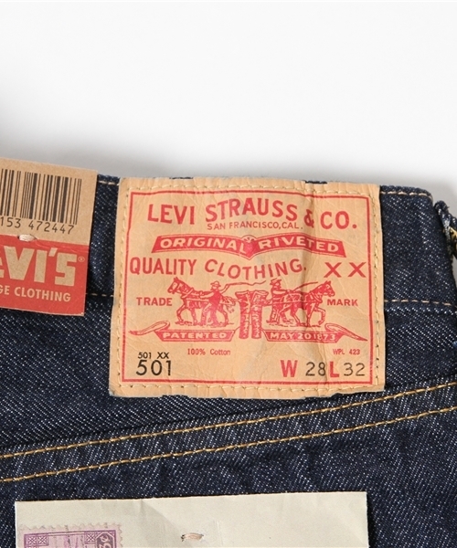 OUTLET（アウトレット）の「【DouDou】LEVIS/カスタムNewRinse（デニムパンツ・レディース・ブルー・28/29）」の6枚目の写真