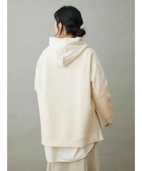 CRAFT STANDARD BOUTIQUE(クラフトスタンダードブティック)の「ポンチパーカープルオーバー(スウェット・レディース・イエロー/アイボリー/グレイッシュブルー・M/L)」の10枚目の写真