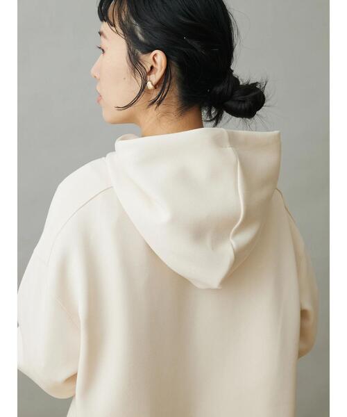 CRAFT STANDARD BOUTIQUE(クラフトスタンダードブティック)の「ポンチパーカープルオーバー(スウェット・レディース・イエロー/アイボリー/グレイッシュブルー・M/L)」の12枚目の写真