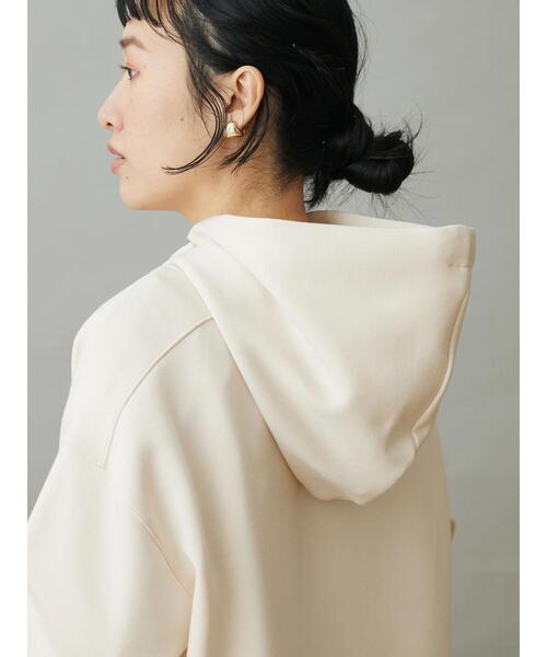 CRAFT STANDARD BOUTIQUE(クラフトスタンダードブティック)の「ポンチパーカープルオーバー(スウェット・レディース・イエロー/アイボリー/グレイッシュブルー・M/L)」の13枚目の写真