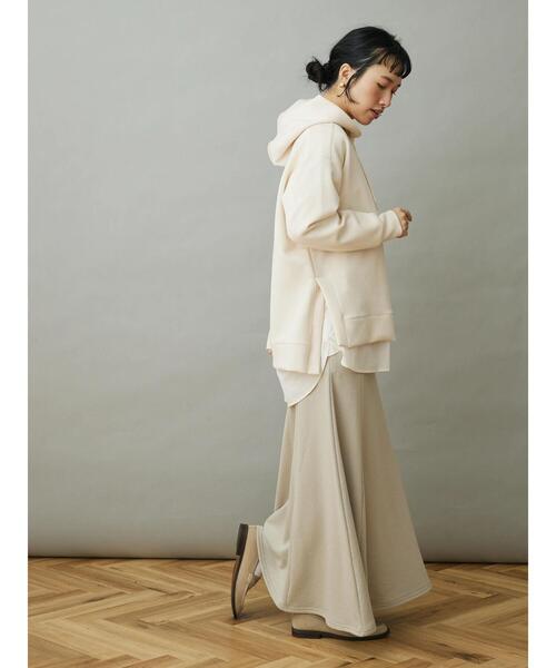 CRAFT STANDARD BOUTIQUE(クラフトスタンダードブティック)の「ポンチパーカープルオーバー(スウェット・レディース・イエロー/アイボリー/グレイッシュブルー・M/L)」の16枚目の写真