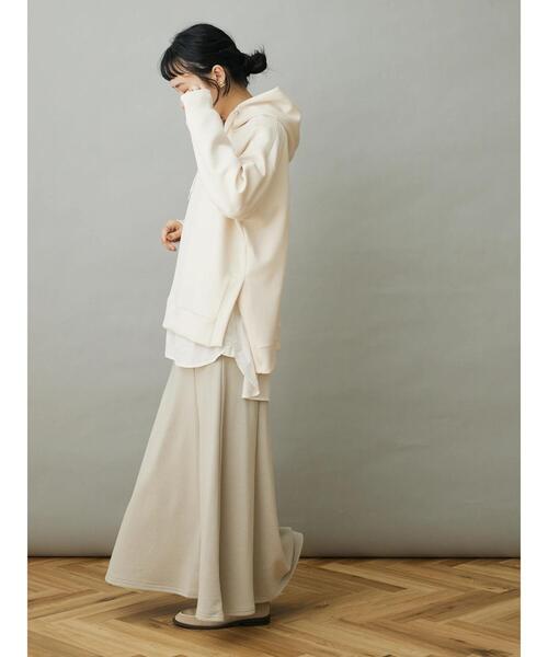 CRAFT STANDARD BOUTIQUE(クラフトスタンダードブティック)の「ポンチパーカープルオーバー(スウェット・レディース・イエロー/アイボリー/グレイッシュブルー・M/L)」の17枚目の写真