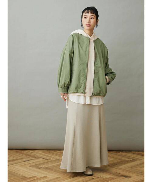 CRAFT STANDARD BOUTIQUE(クラフトスタンダードブティック)の「ポンチパーカープルオーバー(スウェット・レディース・イエロー/アイボリー/グレイッシュブルー・M/L)」の18枚目の写真