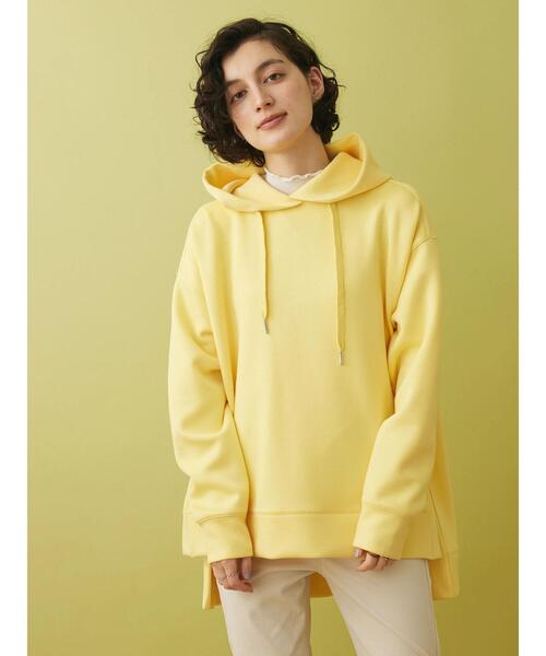 CRAFT STANDARD BOUTIQUE(クラフトスタンダードブティック)の「ポンチパーカープルオーバー(スウェット・レディース・イエロー/アイボリー/グレイッシュブルー・M/L)」の19枚目の写真
