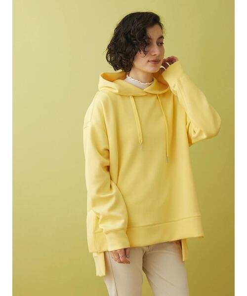 CRAFT STANDARD BOUTIQUE(クラフトスタンダードブティック)の「ポンチパーカープルオーバー(スウェット・レディース・イエロー/アイボリー/グレイッシュブルー・M/L)」の20枚目の写真