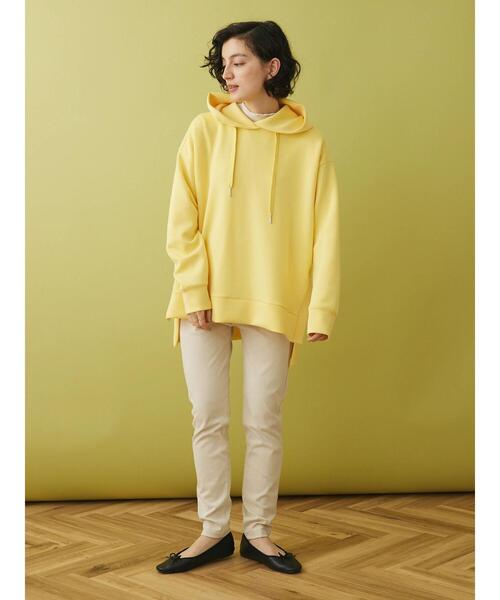 CRAFT STANDARD BOUTIQUE(クラフトスタンダードブティック)の「ポンチパーカープルオーバー(スウェット・レディース・イエロー/アイボリー/グレイッシュブルー・M/L)」の21枚目の写真