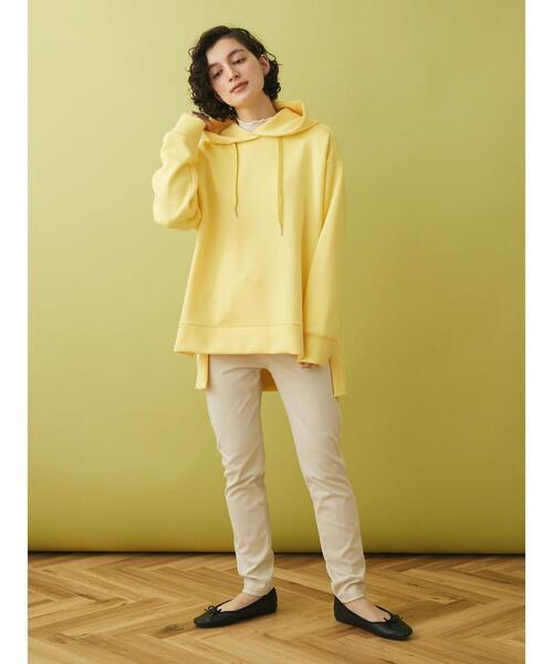 CRAFT STANDARD BOUTIQUE(クラフトスタンダードブティック)の「ポンチパーカープルオーバー(スウェット・レディース・イエロー/アイボリー/グレイッシュブルー・M/L)」の22枚目の写真