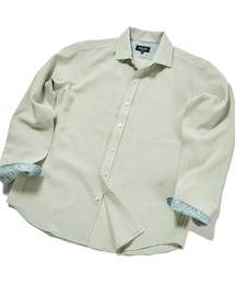 MEN'S BIGI | リネンライクストレッチシャツ(シャツ/ブラウス)