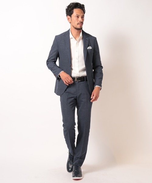 MEN'S BIGI（メンズビギ）の「リネンライクストレッチシャツ（シャツ/ブラウス・メンズ・グリーン/ピンク/ネイビー/ホワイト・01/02/03/04）」の7枚目の写真