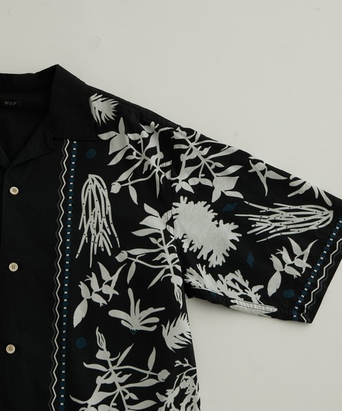 WILD LIFE TAILOR Adam et Rope'（ワイルドテーラーアダムエロペ　）の「【WILD LIFE TAILOR】ハワイアン ショートスリーブ シャツ（シャツ/ブラウス・メンズ・ブラック系その他2/ブルー系その他2・M/L）」の11枚目の写真