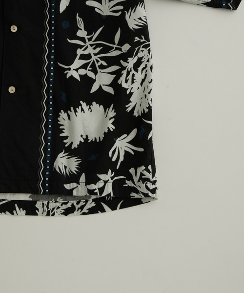 WILD LIFE TAILOR Adam et Rope'（ワイルドテーラーアダムエロペ　）の「【WILD LIFE TAILOR】ハワイアン ショートスリーブ シャツ（シャツ/ブラウス・メンズ・ブラック系その他2/ブルー系その他2・M/L）」の9枚目の写真
