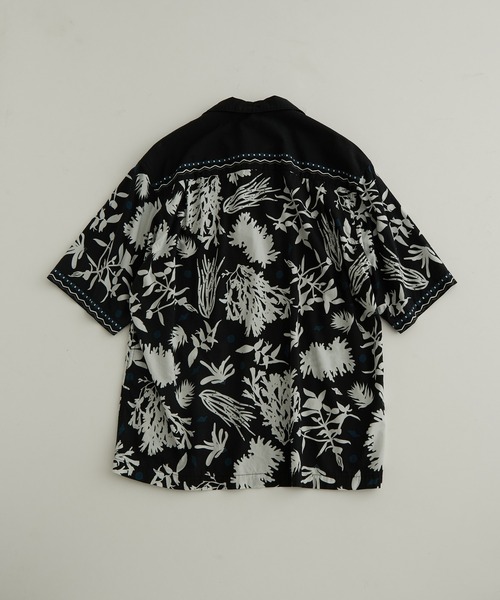 WILD LIFE TAILOR Adam et Rope'（ワイルドテーラーアダムエロペ　）の「【WILD LIFE TAILOR】ハワイアン ショートスリーブ シャツ（シャツ/ブラウス・メンズ・ブラック系その他2/ブルー系その他2・M/L）」の7枚目の写真