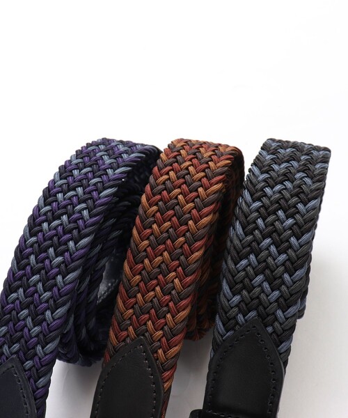 SADDLERS（サドラーズ）の「【Saddler's/サドラーズ】別注イントレチャートトリコ30 ゴムメッシュベルト 3cm幅（ベルト・メンズ・ベージュ系その他3/ブルー系その他7/ブラック系その他3・FREE）」の12枚目の写真