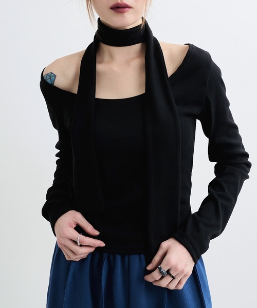 UNE MANSION（ユヌマンション）の「ラウンドシェープフェイクパール3ピースリングセット（リング・レディース・アイボリー/ブラック/ホワイト・ONE SIZE）」の12枚目の写真