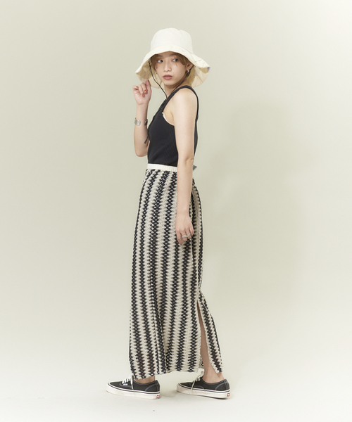 NOMINE（ノミネ）の「【WEB限定商品】バイカラーレーススカート（スカート・レディース・ホワイト/レッド・フリー）」の8枚目の写真