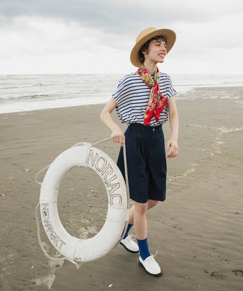 新品未使用 シーニュ　フロントタックショートパンツ miniqu 0サイズ 新品未使用】GU Wタックショートパンツ - メルカリ