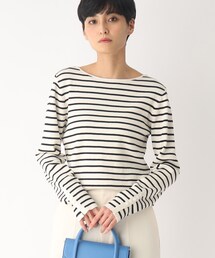 OPAQUE.CLIP | シルキーブレンドボタンデザインスリーブニットプルオーバー(ニット/セーター)