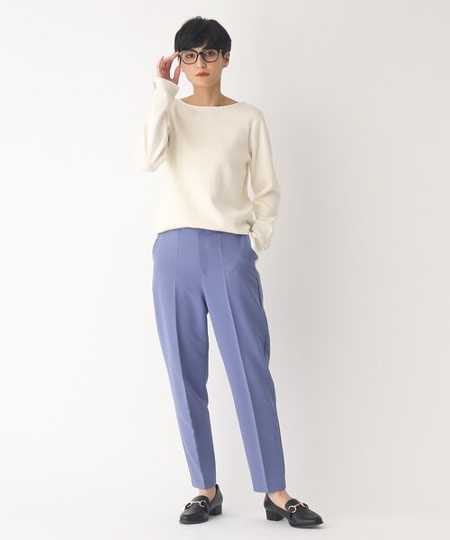 OPAQUE.CLIP（オペークドットクリップ）の「◆シルキーブレンドボタン デザインスリーブニットプルオーバー（ニット/セーター・レディース・ブラック/ダークグリーン/ベージュ/ホワイト系/ホワイト系5/ピンク系・36/38/40/42）」の10枚目の写真