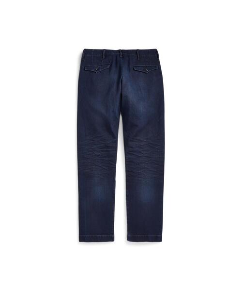 RRL インディゴ ベッドフォードコード 5ポケットパンツ