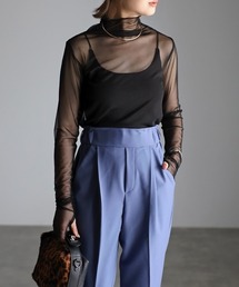 Bonjour Sagan | メッシュハイネックプルオーバー(Tシャツ/カットソー)