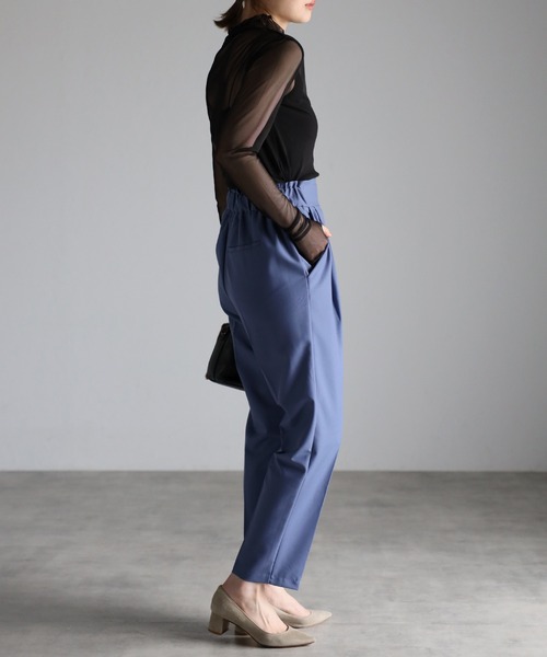 Bonjour Sagan（ボンジュールサガン）の「メッシュハイネックプルオーバー（Tシャツ/カットソー・レディース・ブラック・FREE）」の13枚目の写真