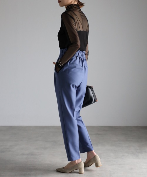 Bonjour Sagan（ボンジュールサガン）の「メッシュハイネックプルオーバー（Tシャツ/カットソー・レディース・ブラック・FREE）」の7枚目の写真