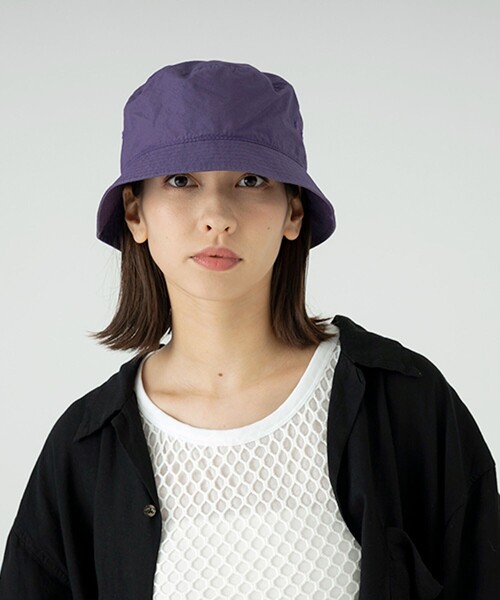 SUBLIME（サブライム）の「SUBLIME/サブライム LIGHT BUCKET HAT/ ライトバケットハット（ハット・レディース・チャコールグレー/ブラック/オリーブ/ピンク/パープル・ONE SIZE）」の5枚目の写真